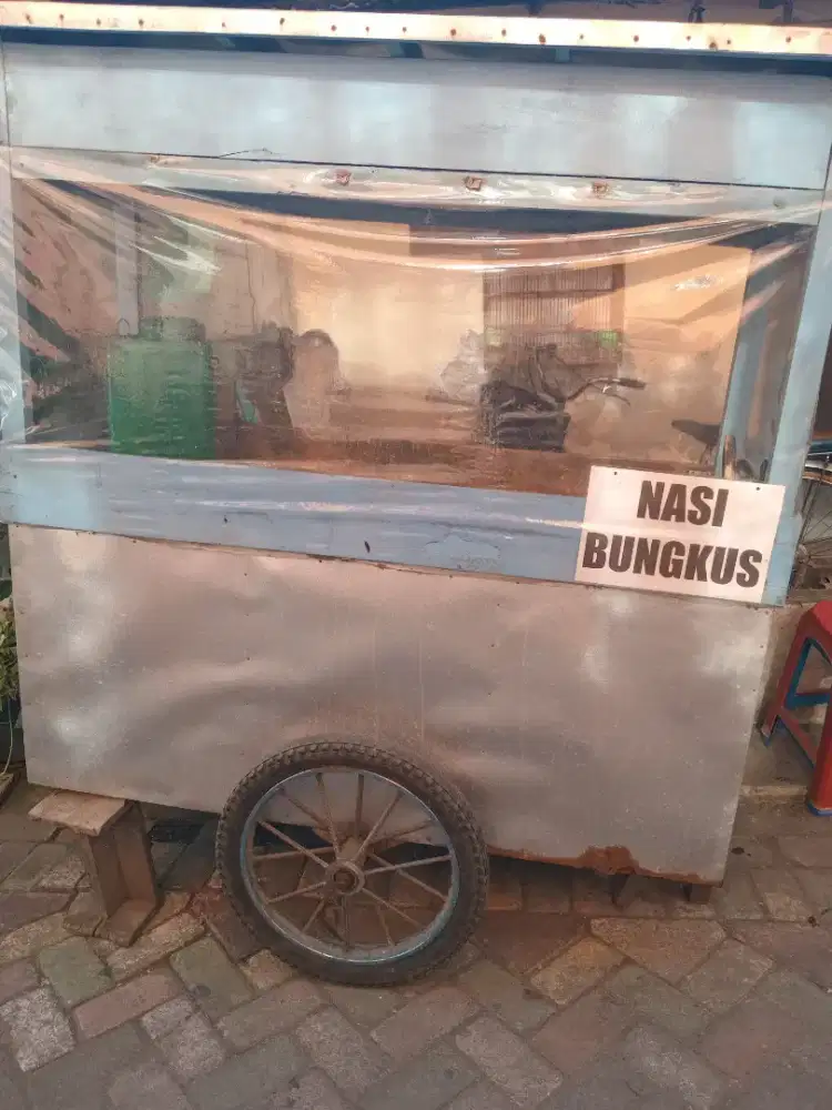 Rombong bekas jual nasi