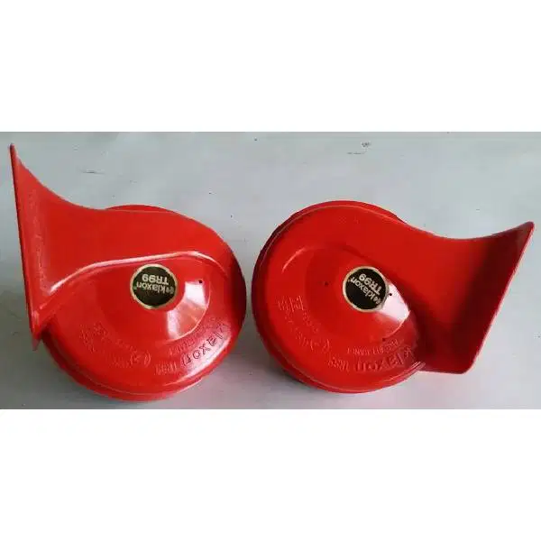 2 pcs Vintage antik bel mobil tua classic/warna merah lombok