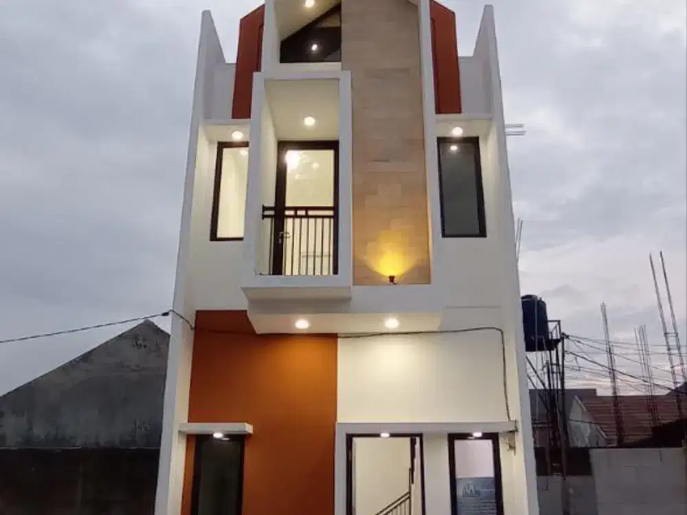 DIJUAL CLUSTER BARU BERGAYA SCANDINAVIAN NEMPEL JALAN RAYA, LOKASI STRATEGIS DAN ASRI DI CILANGKAP, JAKARTA TIMUR