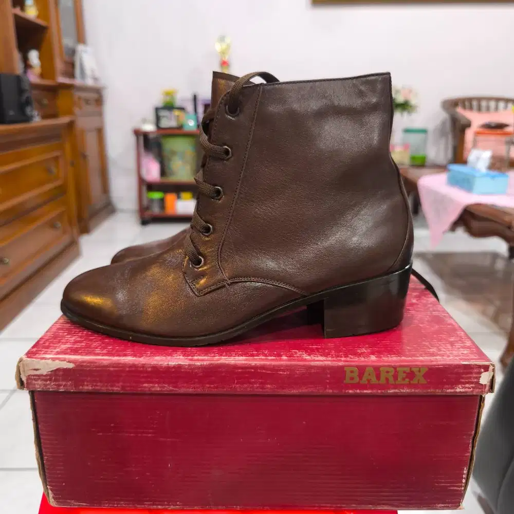 Sepatu Boots Barex BR120 Warna Coklat Size 38, 39, 40