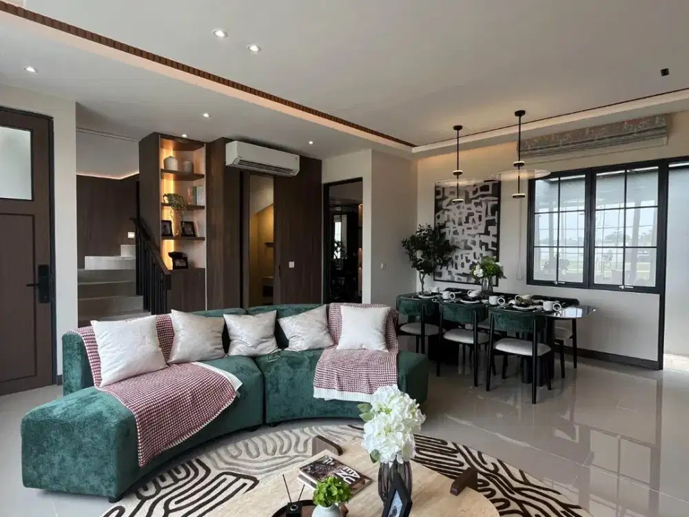 Rumah SHM 2 Lantai Akses Dekat Stasiun Luas 112 di Cluster Hortis