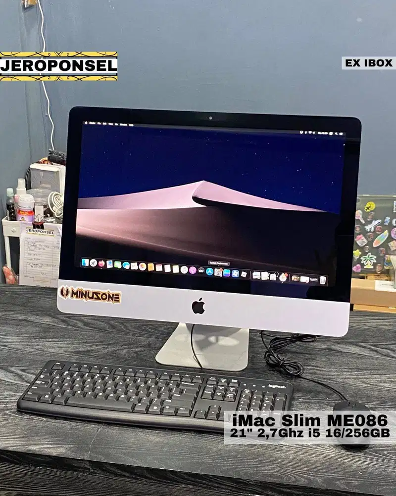 iMac Slim ME086 21” i5 16/256Gb SSD THN 2013 MURAH ORIGINAL GARANSI