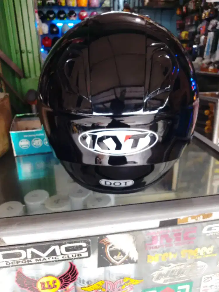 kyt kyoto hitam glosy size XL