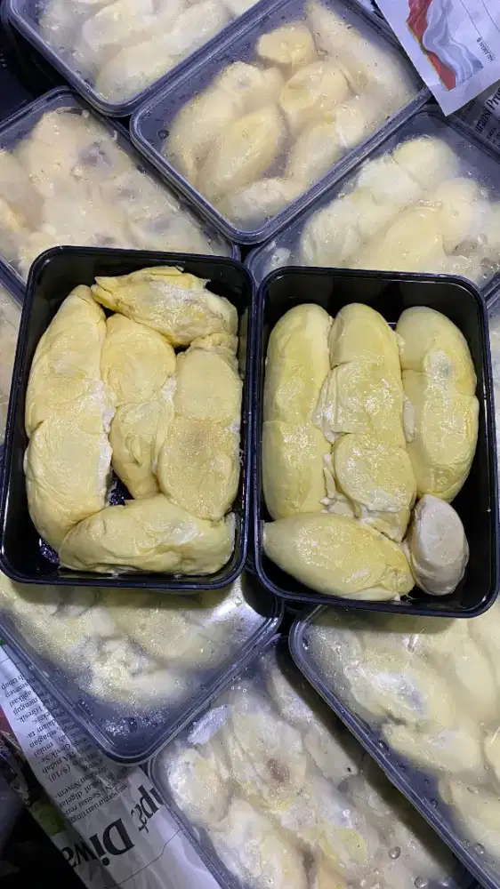 durian medan kupas