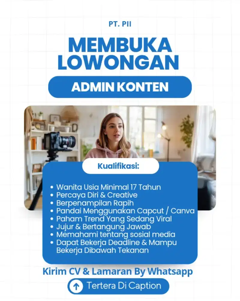 LOKER ADMIN KONTEN