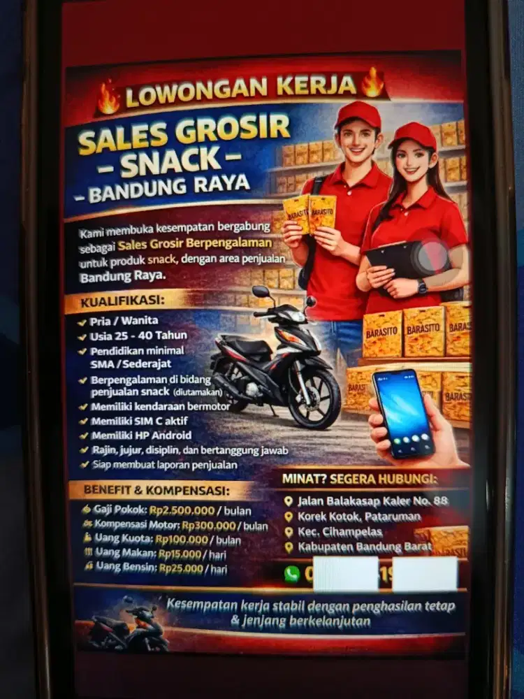 LOKER SALES GROSIR