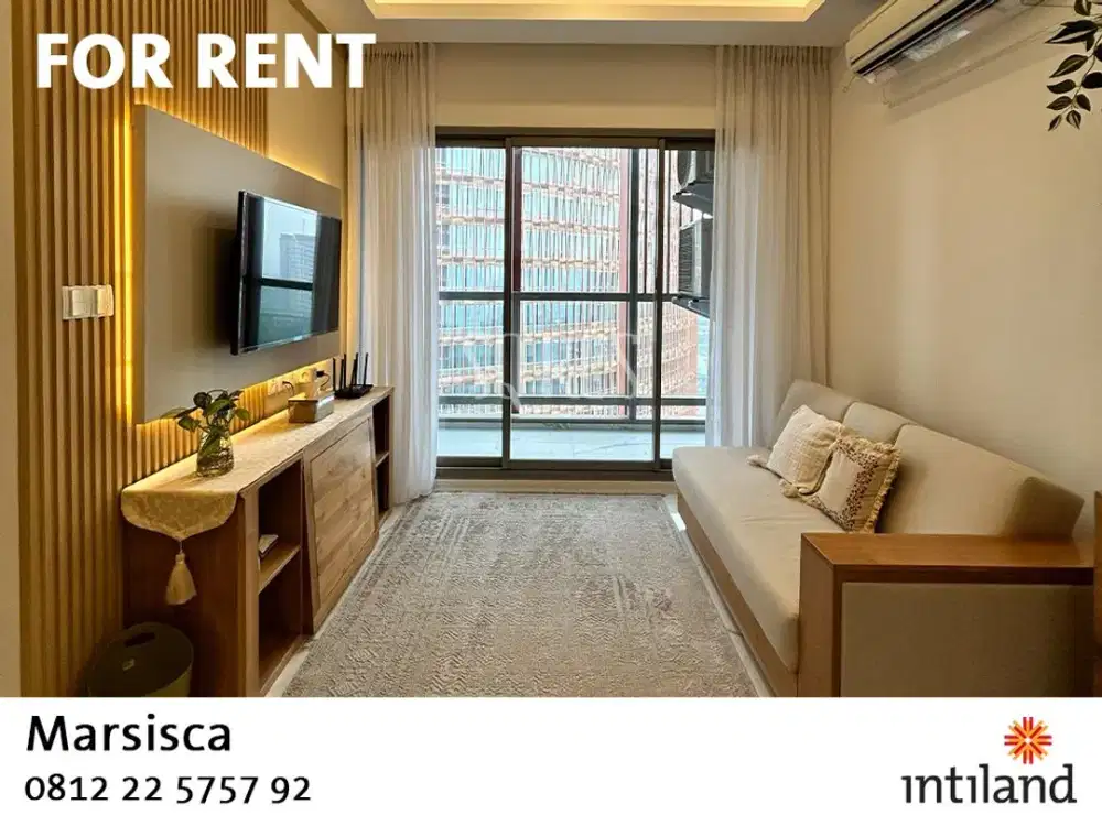 For RENT SQ Res Apartment - Fully Furnished - 1BR + Study - BRAND NEW