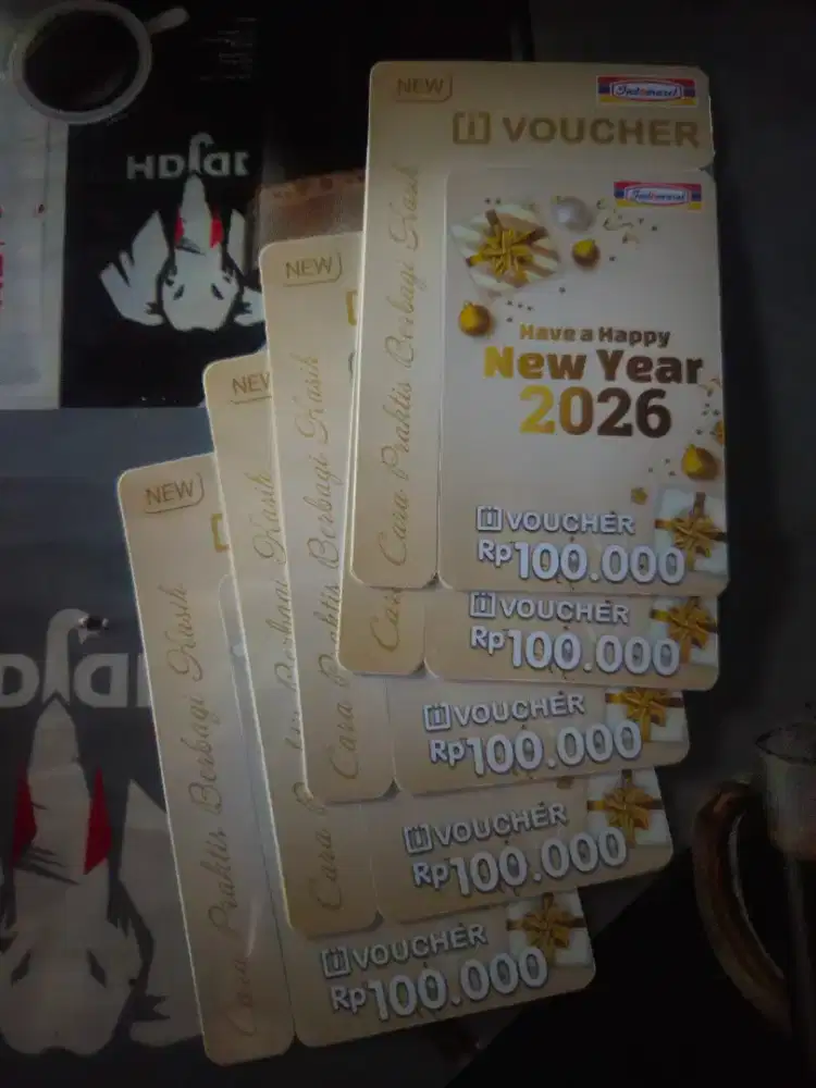 Voucher indomaret pecahan 100ribu, 500 ribu