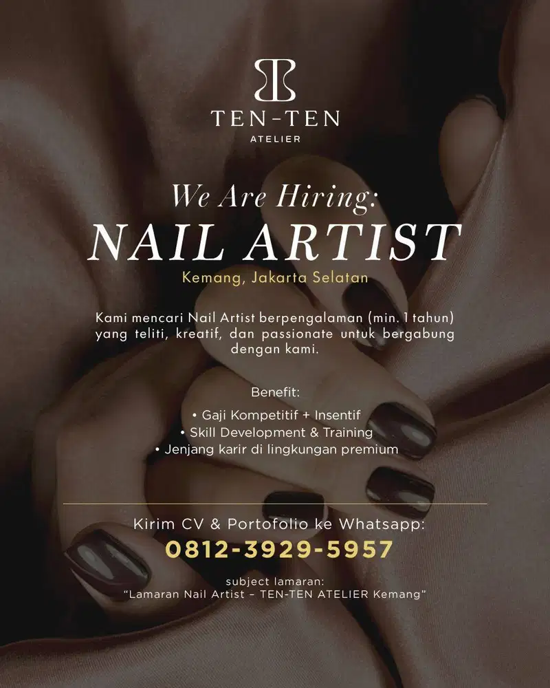 Dicari!! Nail Artist