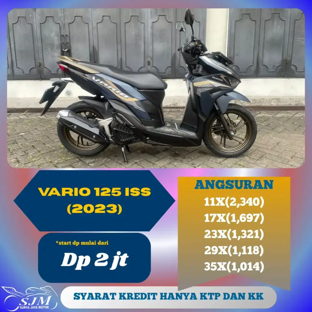 HONDA VARIO 125 CBS ISS 2023 SIAP PAKAI