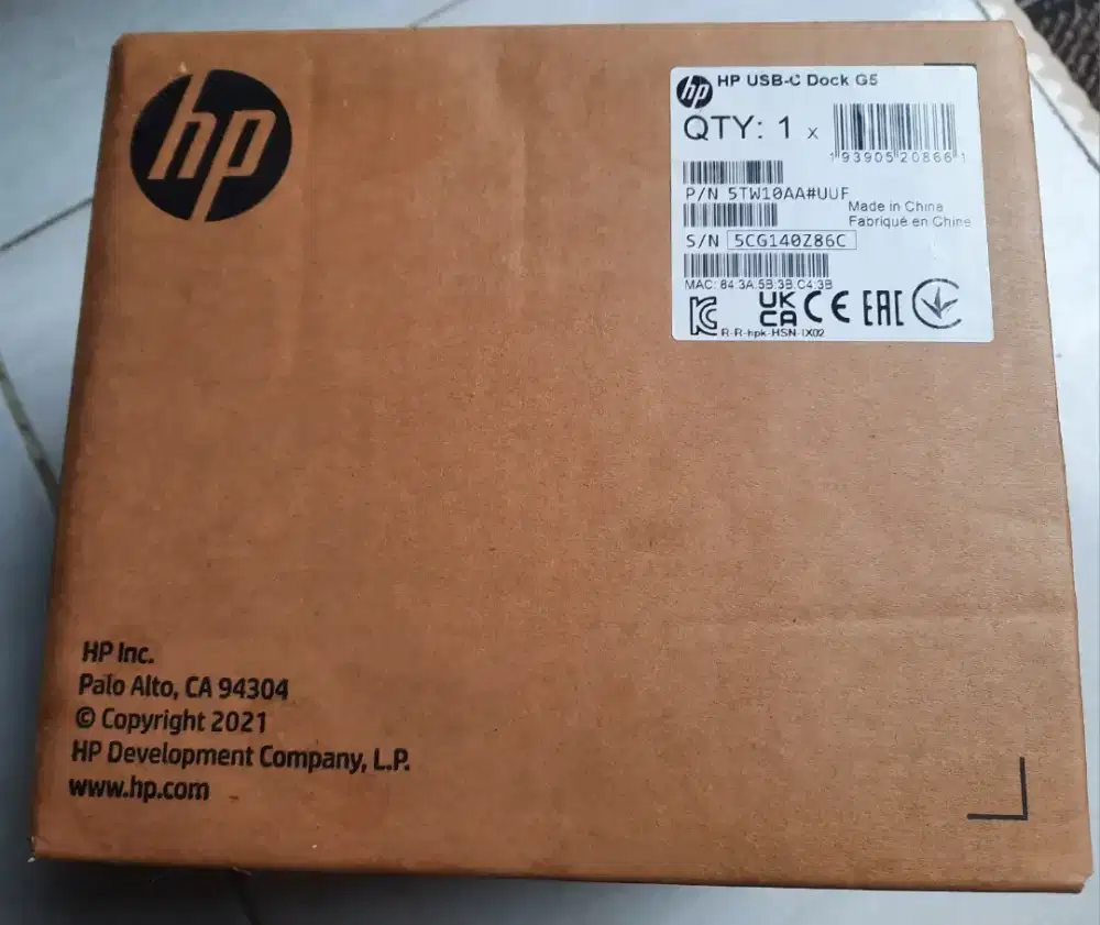 Docking Station HP USB-C G5 TW 10 AA Original NEW