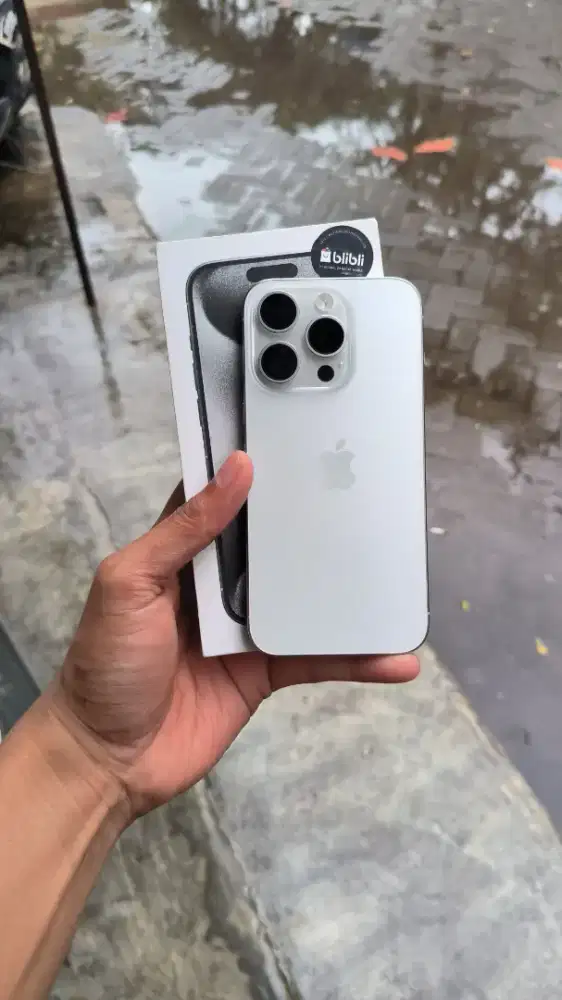 Iphone 15 pro 128gb silver iBox