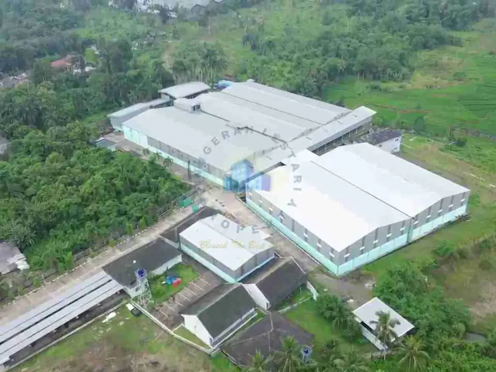 Dijual Pabrik di jl raya Citeras - Rangkasbitung,Lebak Banten