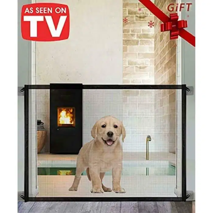 Magic Gate Pintu Jaring Penghalang Pagar Kandang Kucing Anjing 180CM