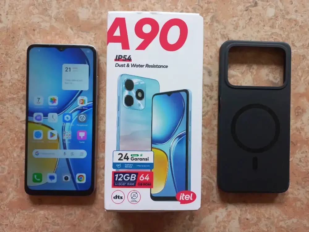Itel a90 4/64 fullset ori like new