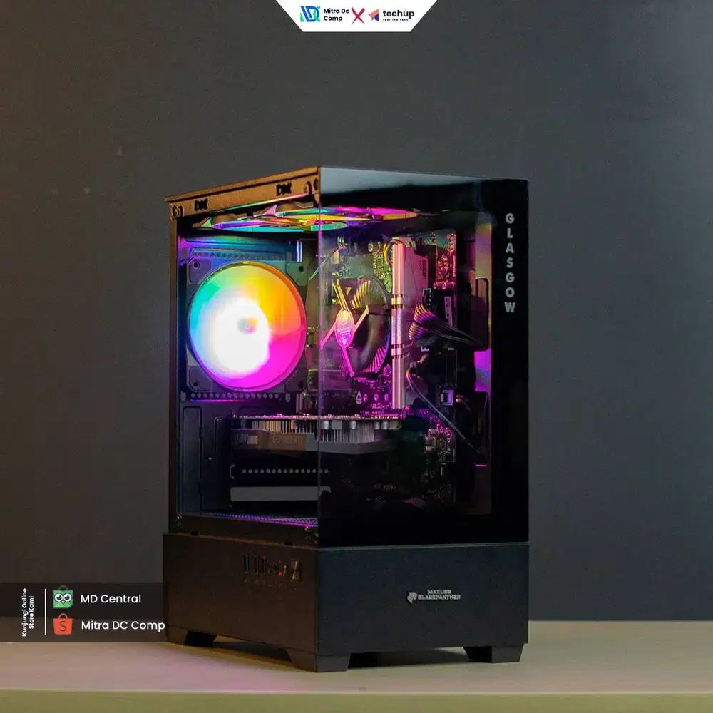 Komputer Gaming AMD Ryzen 5 3500 Ram 16GB DDR4 RX 580 8GB DDR5