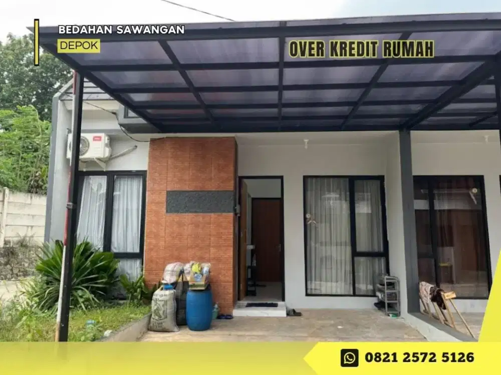 Over Kredit Rumah 53JT di Depok Perum Diamond Green dkt Tol Sawangan