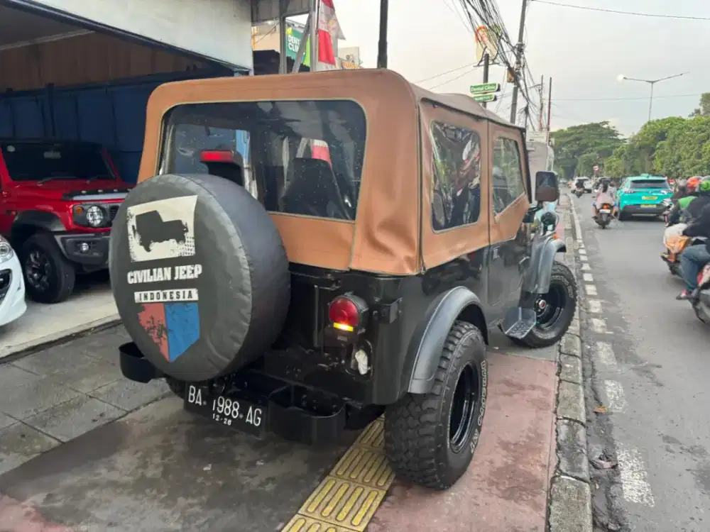 Jeep CJ7 th 1980 habis Restorasi back to full original