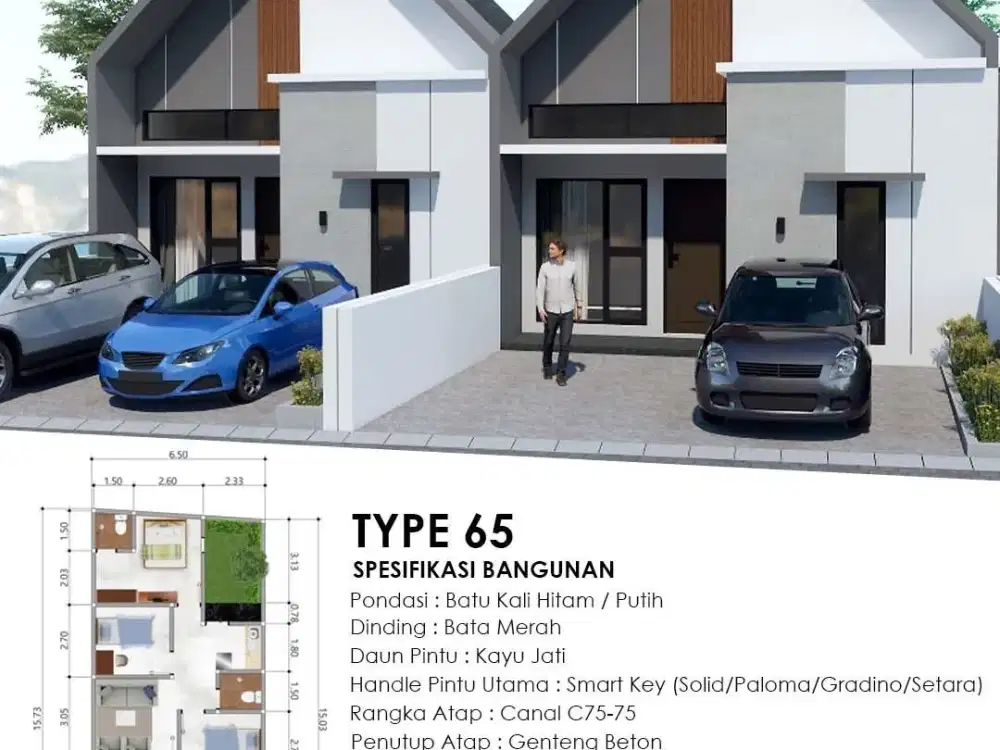 Rumah Termurah di Jogja 400 Jutaan, SHM Pecah dan IMB Lengkap