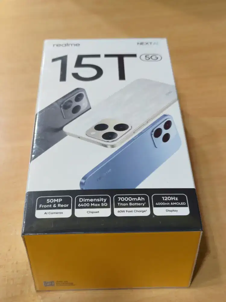 Baru realme 15t 5g 8/128 gb suit titanium