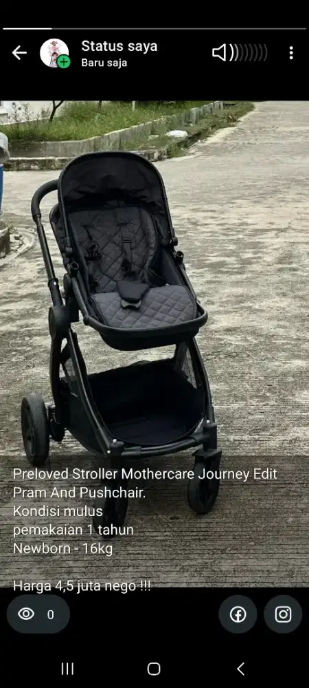 Mothercare Journey Edit Pram And Pushchair