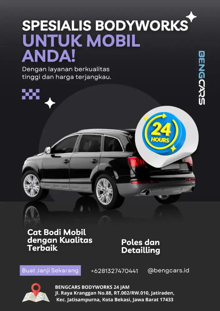 SPESIALIS BODYWORKS [Cat Mobil, Poles dan Detailling]