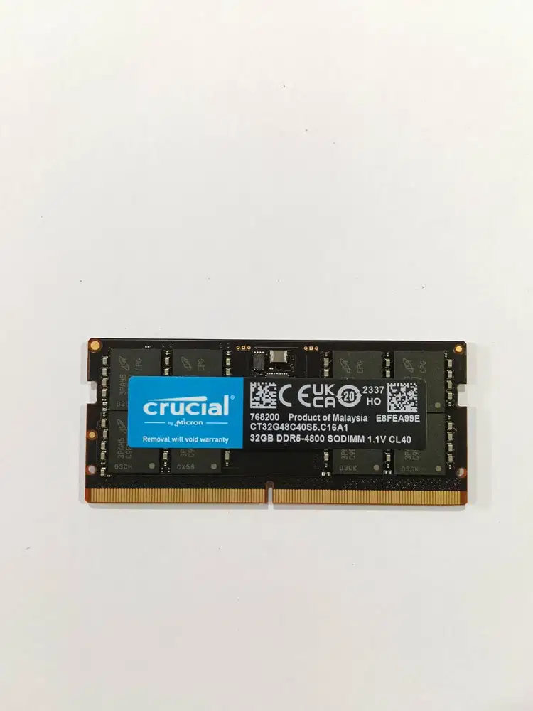 RAM PC CRUCIAL DDR5 32 GB 4800 Mhz SODIM