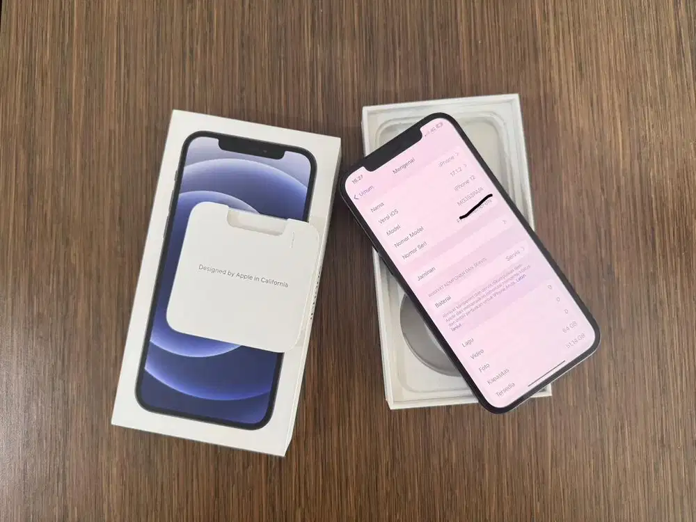 Apple Phone 12 64gb Fullset ex iBox Second