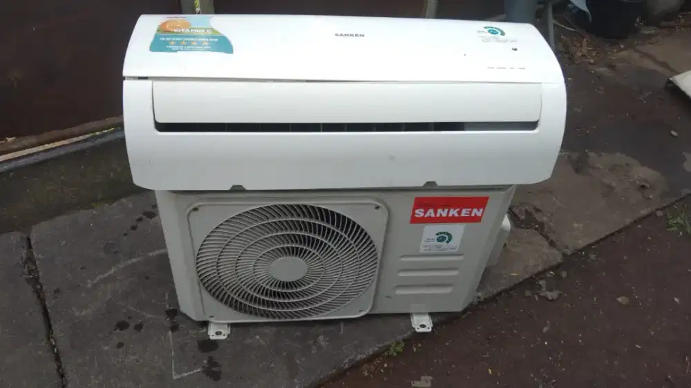 Jual ac sanken R 410 1/2 pk lowwat 360 watt kondisi 95% ori semua
