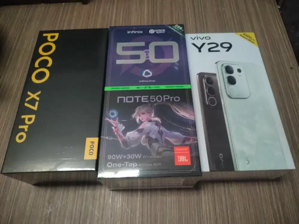 Di jual Hp Baru Poco ,Vivo , Infinix