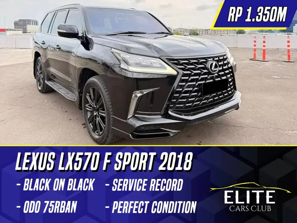Lexus LX570 F Sport 2018 NIK 2017 Black Hitam LX 570 FSport