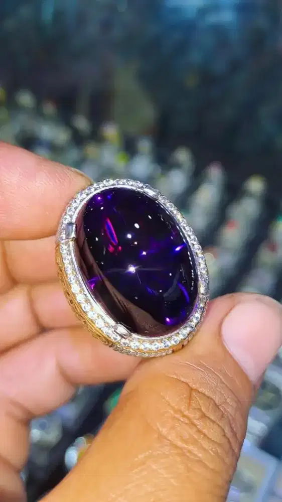 Natural amethyst 35crt/kecubung bentol TOP