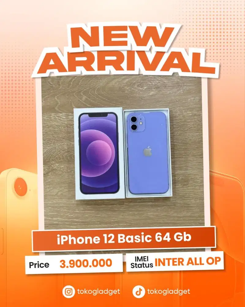 iPhone 12 Basic 64 Gb ex INTER ALL OPERATOR