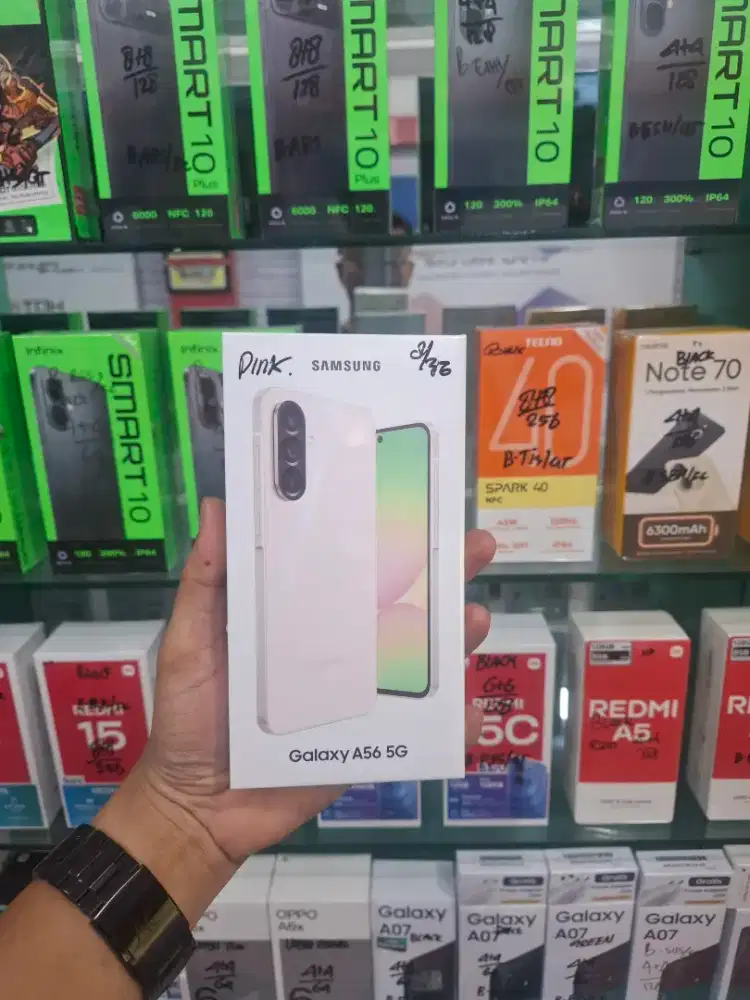 NEW SAMSUNG A56 5G 8/256 GB (BARU) PINK