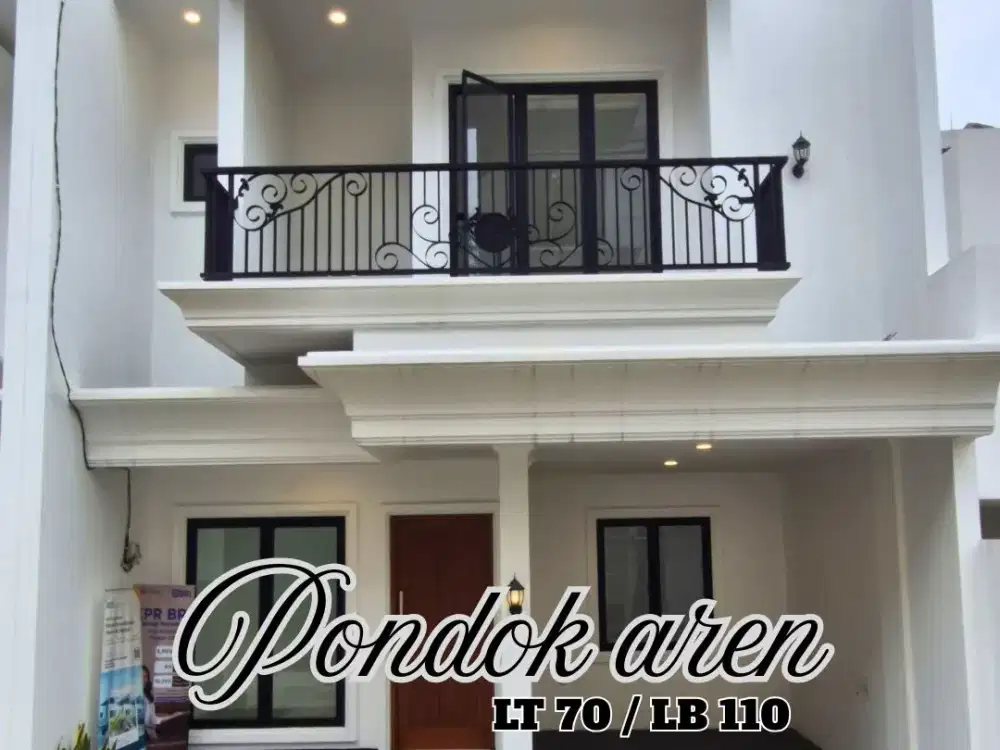 DIJUAL AJA RUMAH DEKAT STAN BINTARO PONDOK AREN BEBAS BANJIR