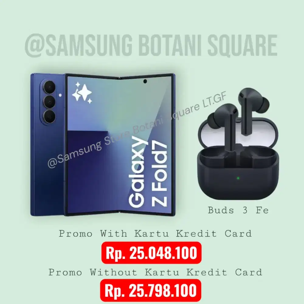 Samsung Z Fold 7 12/256GB Free Buds 3 FE