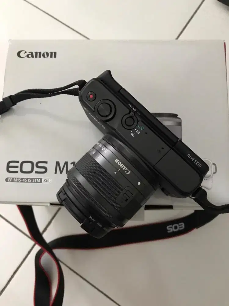 KAMERA CANON EOS M10 FULLSET ORI (TAS & MEMORY CARD 16GB)