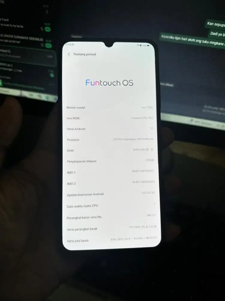VIVO S1 Pro 8+4/128 Siap Pakek