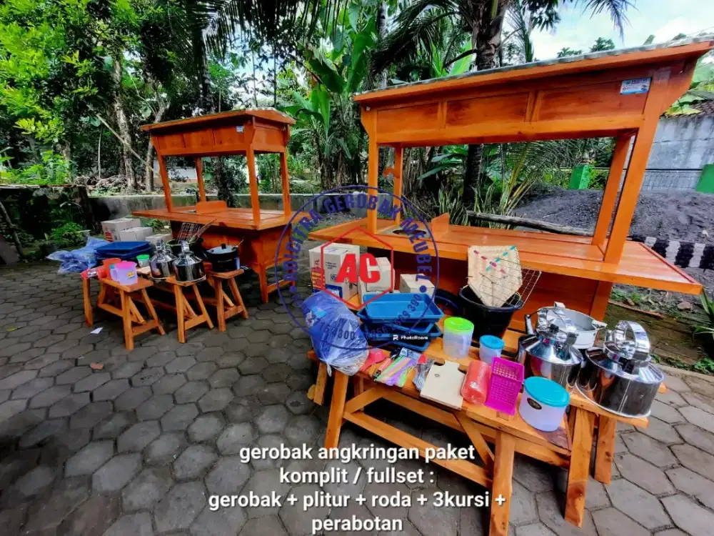 GRATIS ONGKIR Gerobak ANGKRINGAN- SIAP PAKAI #003