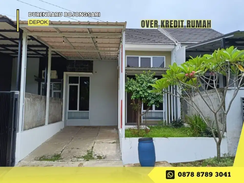 Take Over Rmh ccln flat 85JT dkt Tol di Perum Taman Melati Premier Depok