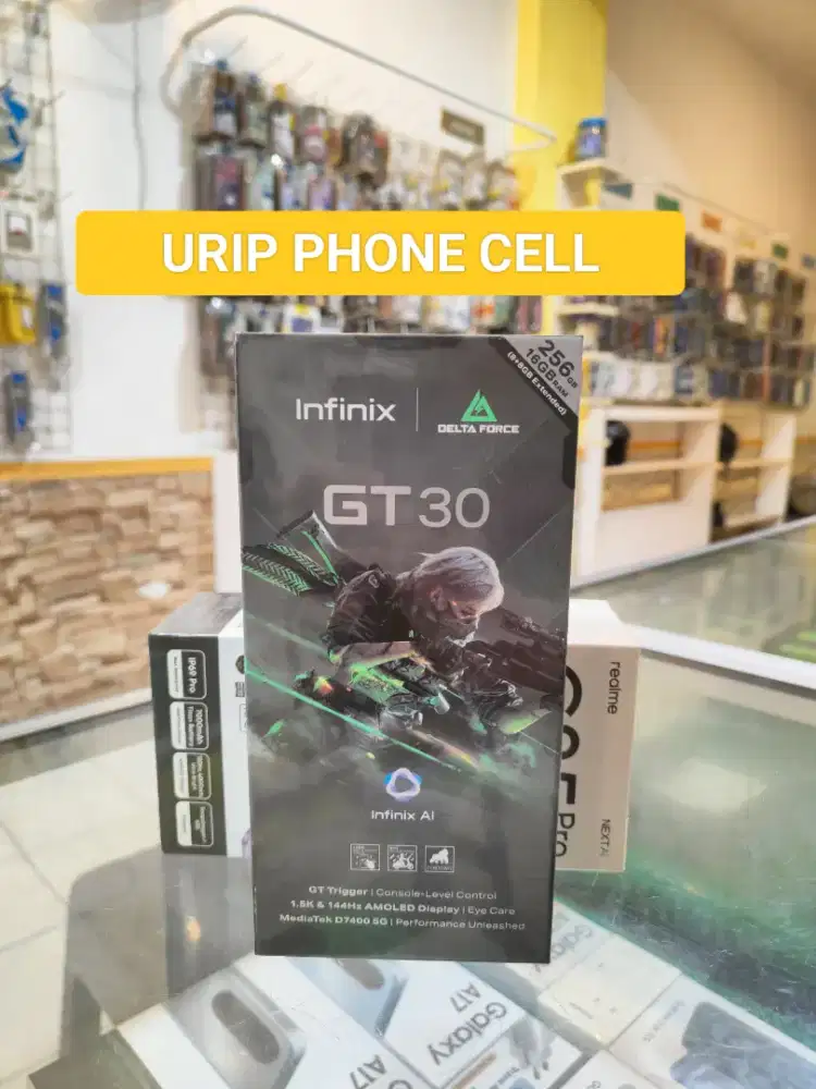 INFINIX GT 30 5g 8/256 Promo+bonus cash & credit garansi Resmi