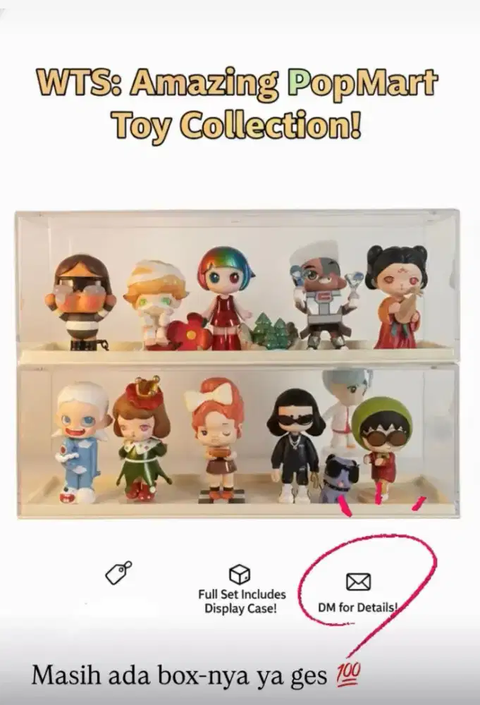 WTS POPMART FULL SET — SIAP PAJANG