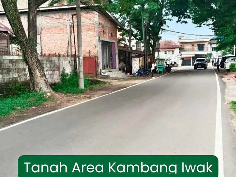 Tanah dijual dekat Ampera Palembang Kambang iwak