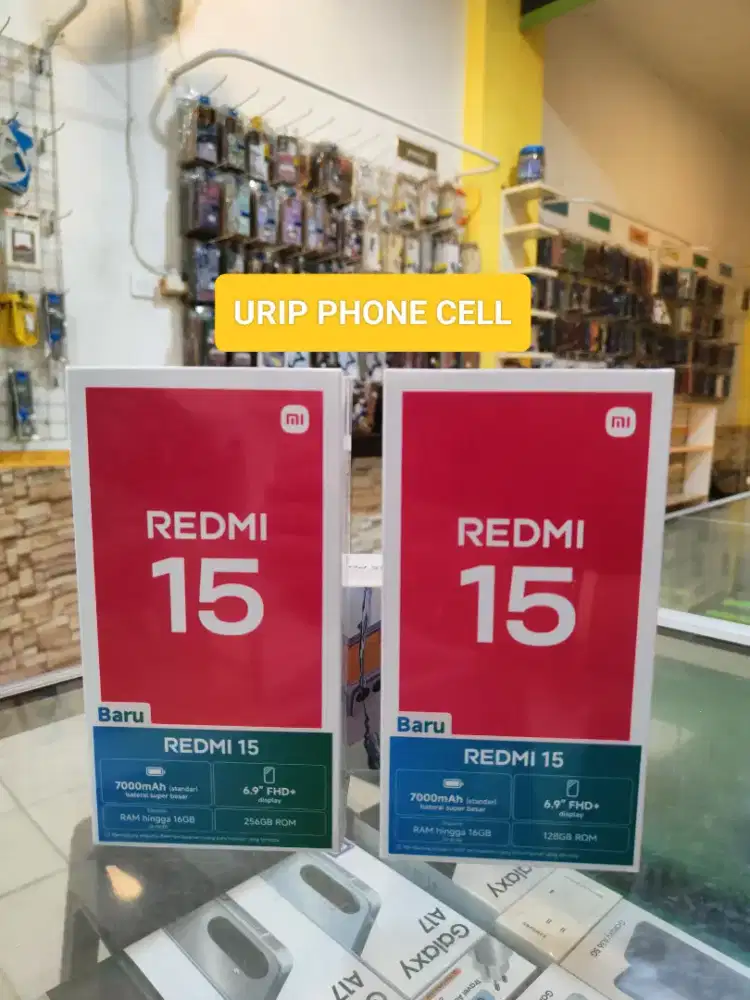 REDMI 15 8/128 Promo+bonus cash & credit garansi Resmi