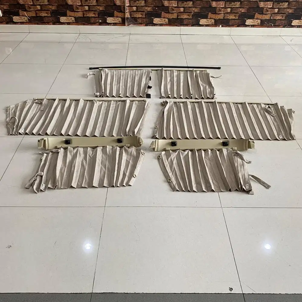 Tirai Kabin Beige Alphard/Vellfire 30 + Rail OEM TOYOTA