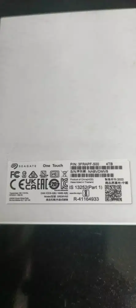 Hdd external seagate 4TB for laptop,pc,komputer,play station.