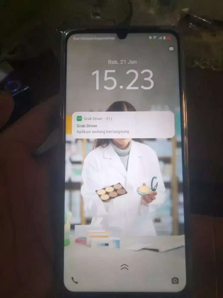 Jual hp Vivo ram 4/128gb kelengkapan fullset pemakaian baru 2hari mau