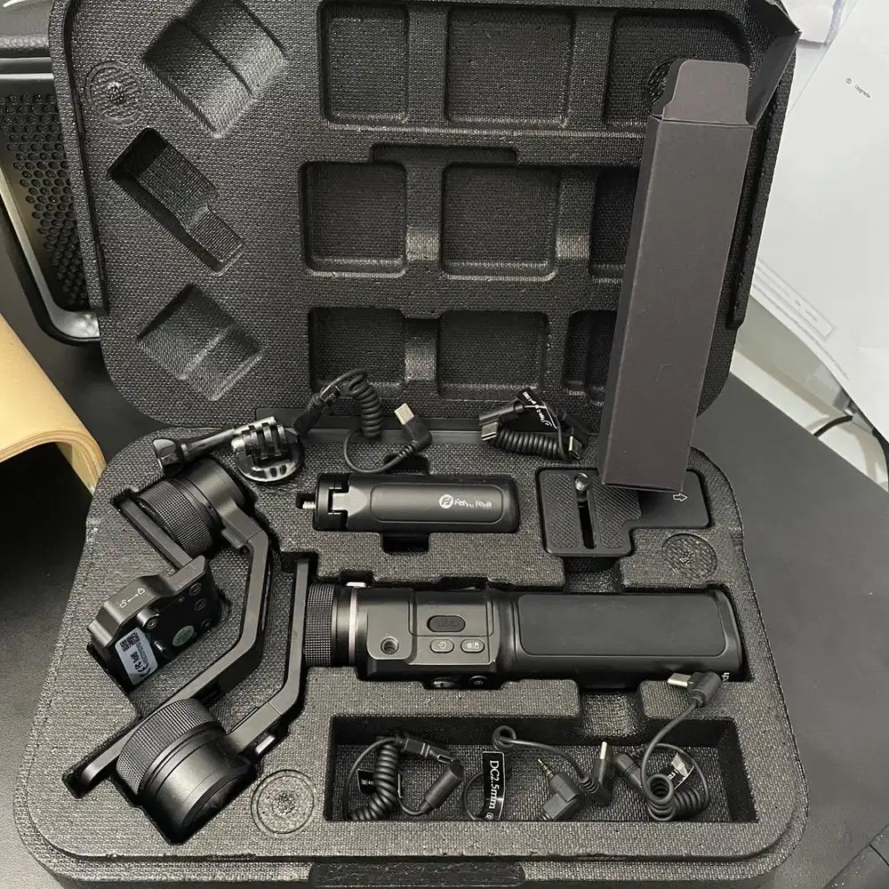 Gimbal feiyu dan mic wireless godox