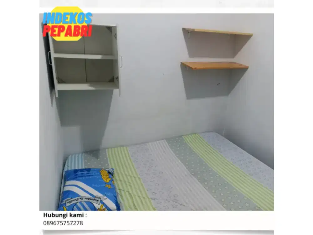 sewa per 3 bulan kamar kost an indekos Pepabri raya alam sutera kunciran pinang Tangerang termurah kosan campur