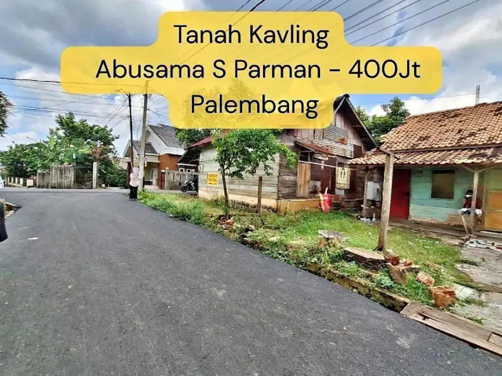 tanah pinggir jalan s parman palembang